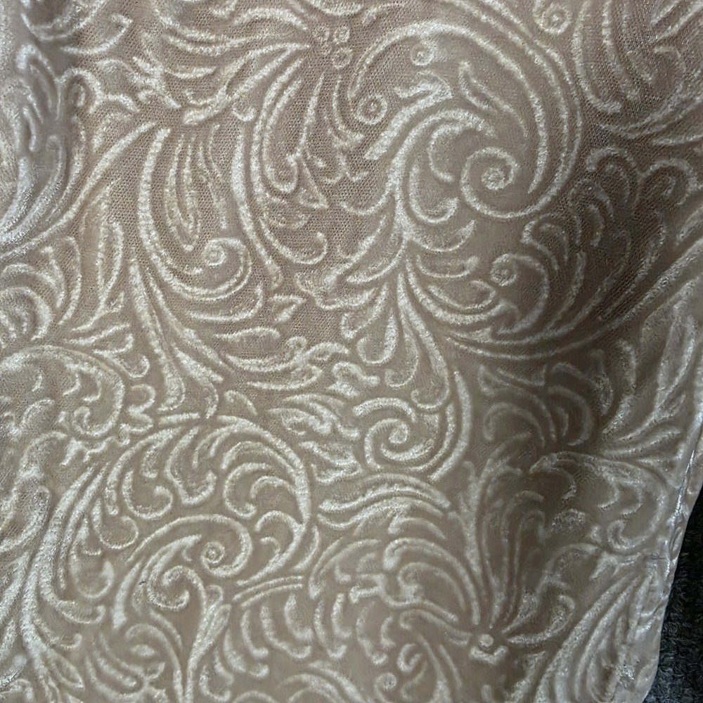 Hugo Buscati Womens Pants 4 VELVET Embossed Gold Old Money Designer Tailored - Picture 2 of 6
